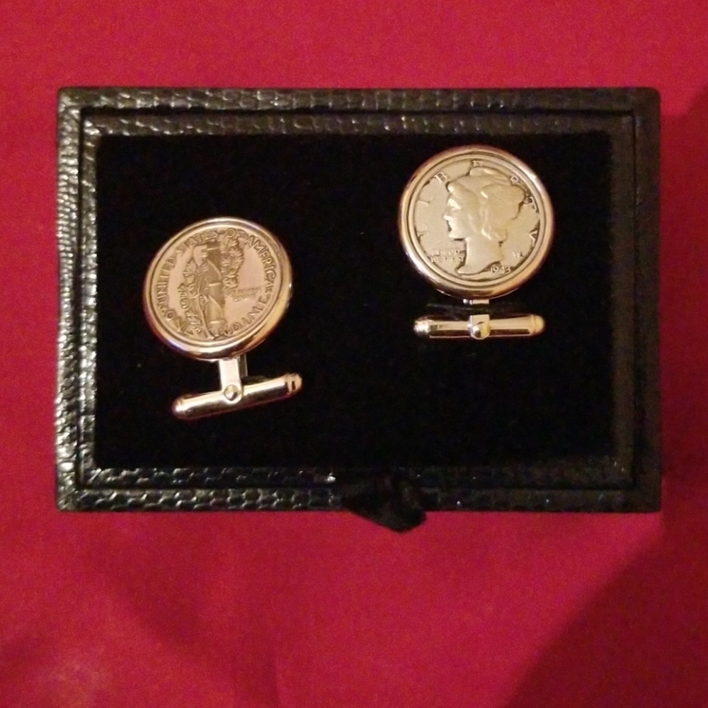 NWOT Brooks Brothers Sliver Cufflinks 2018 SS